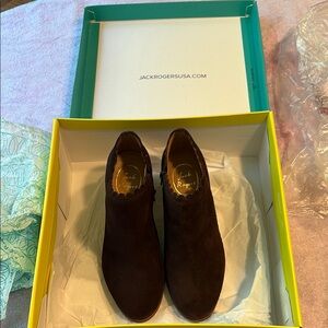 Jack Rogers Elegant Marianne Brown Suede Boots 6M
